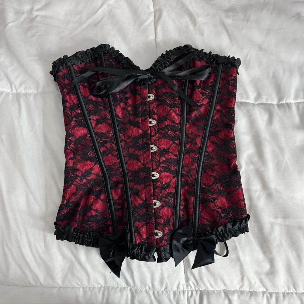 Goth Lace Up Corset